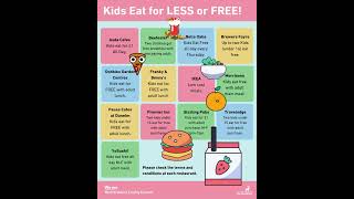 🍔 Kids Eat for FREE or LESS! 🍕