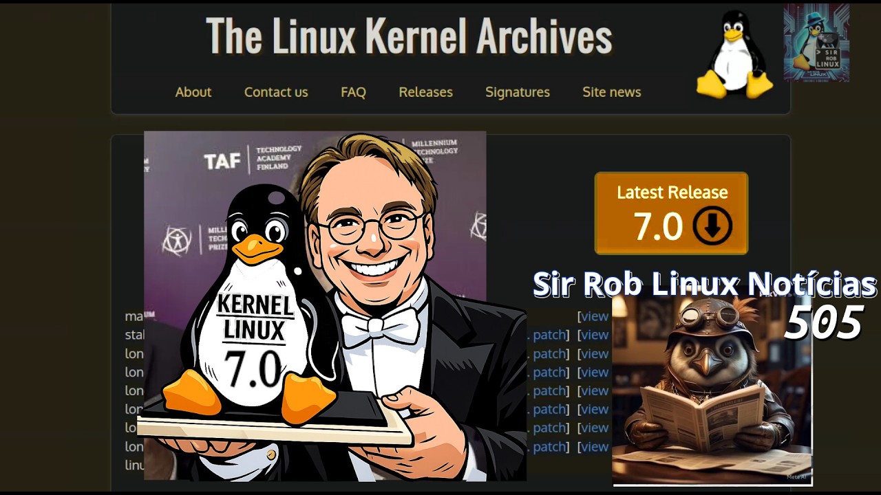 O Kernel Linux 7.0 e Suas Novidades 🐧 | SRLN 505 - YouTube