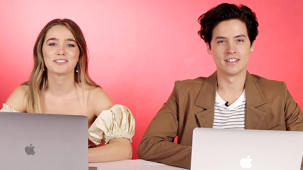 Cole Sprouse And Haley Lu Richardson Play Ship Or Sink