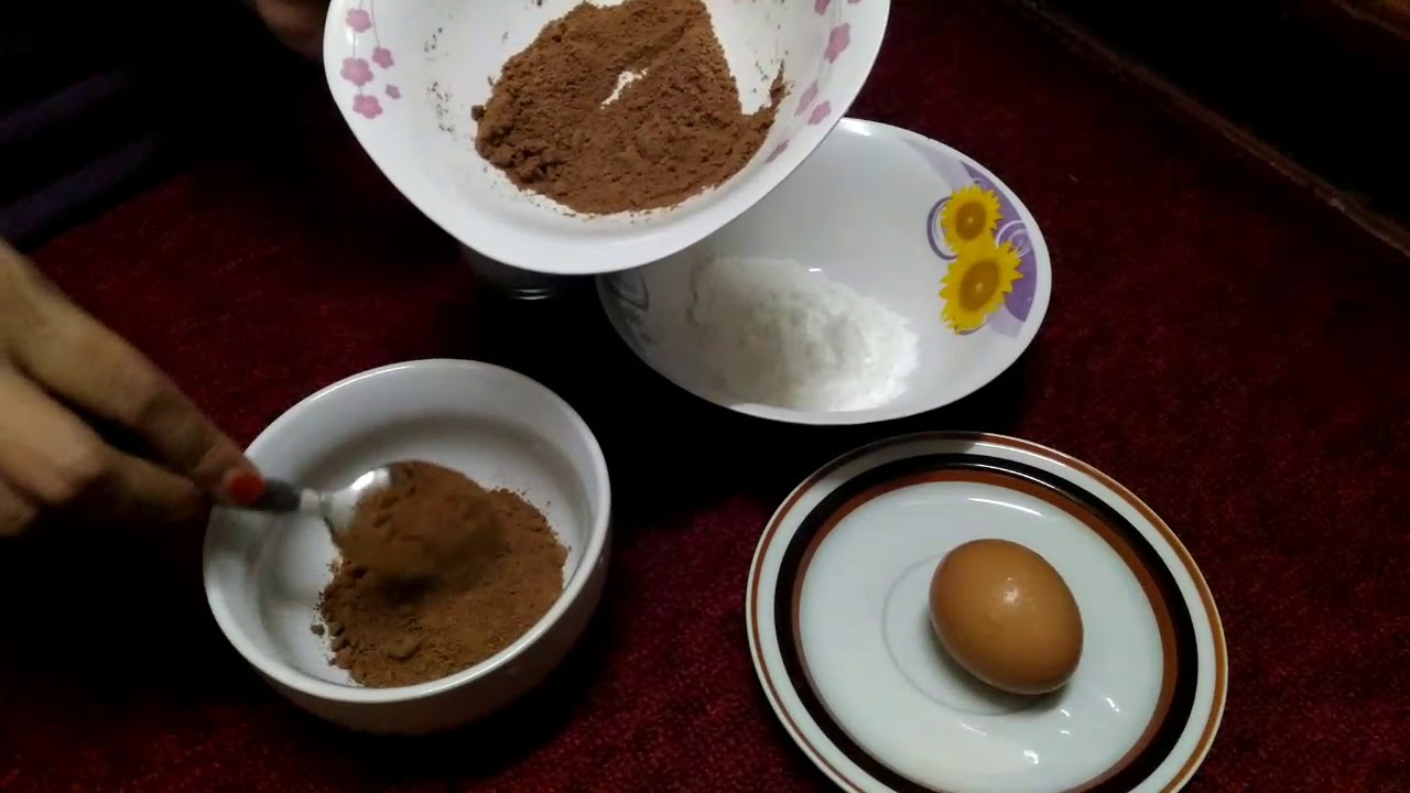 RESEPI KEK MILO 4 BAHAN VERSI MICROWAVE - YouTube