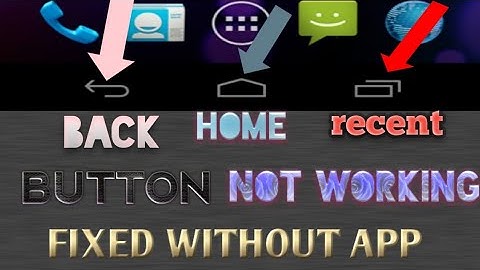 home back and recent button not working | virtual soft keys | home back menu button kaise thik kare