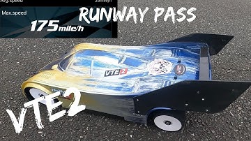 Hobao VTE2 175mph 4080svm single motor 1st Runway pass Onyx RC