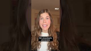 Suing Trump Administration for Access to Immigrants Sent from U.S. to Guantánamo Bay | ACLU #shorts