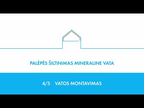Palėpės šiltinimas, naudojant