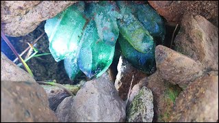 Villagers call it a "green ghost", it hides in a crack in the rock and is hard to find. Gem, emerald