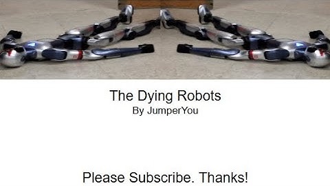 Human Killed Robot!! Cartwheel Robot Video Linked!!