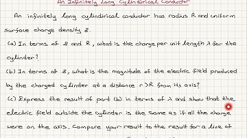 An Infinitely Long Cylindrical Conductor