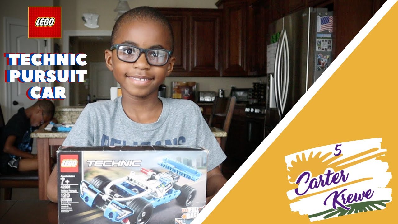 LEGO Technic Pursuit Car 42091 Building Kit - Time-lapse | Build | Unboxing & Review