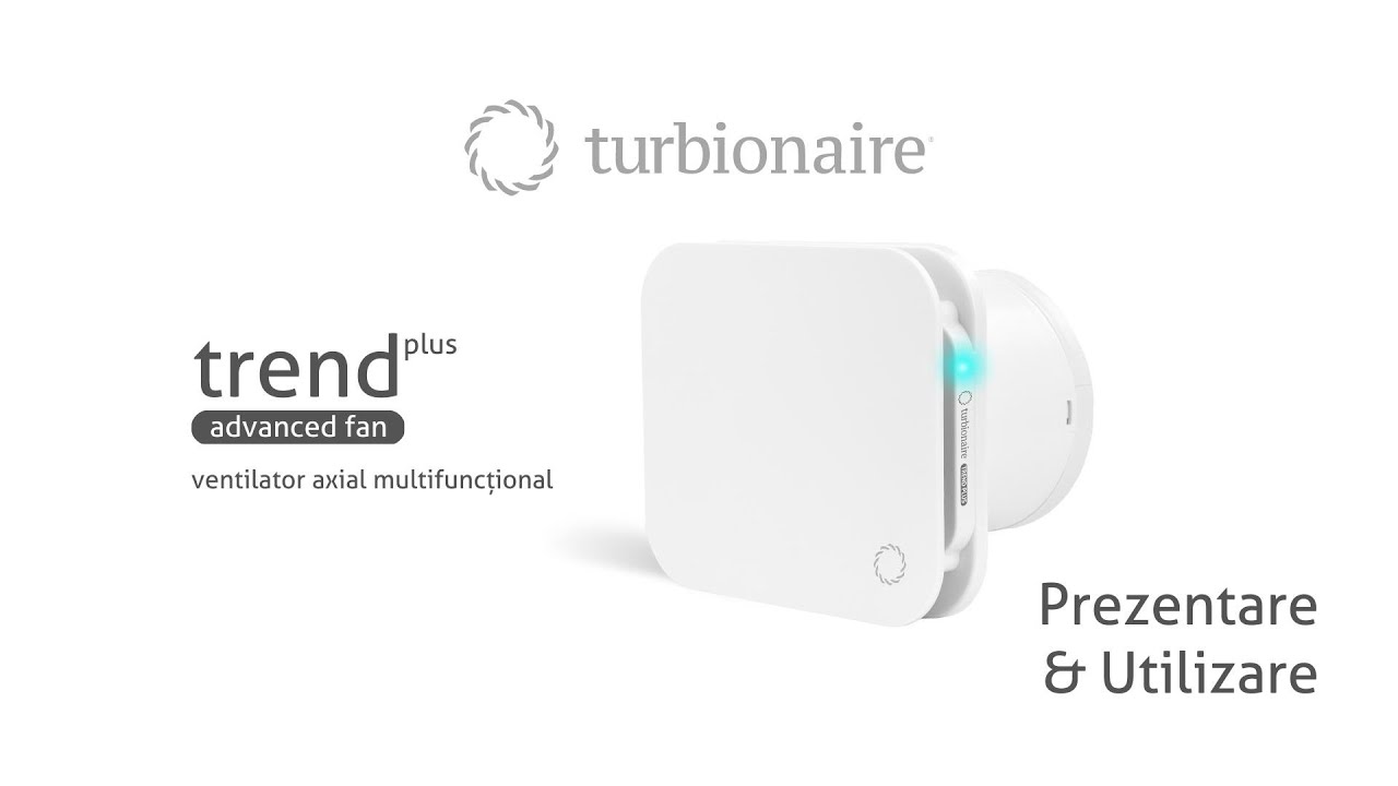 Ventilator de baie Turbionaire TREND 100 cu Panou frontal Dark Coffee