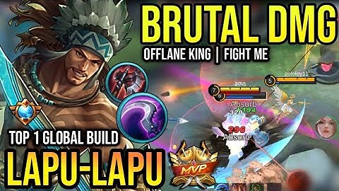 LAPU-LAPU BEST BUILD 2023 | BUILD TOP 1 GLOBAL LAPU-LAPU GAMEPLAY | MOBILE LEGENDS✓