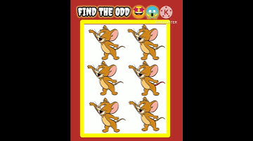Find the odd 🤩😱 || Jerry Emoji Riddles #tomandjerry  #riddles #emojichallenge #puzzlegame #shorts