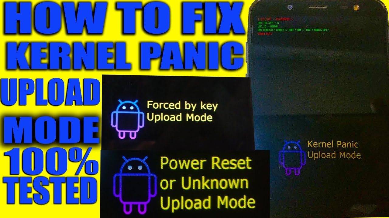 Samsung J600g Kernel Panic Upload Mode Fix 100 Youtube