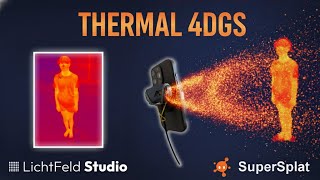Celebrity Thermal 4D Gaussian Splatting Profile