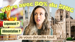 Vivre avec 80% du SMIC en 2025 | Tout mon budget détaillé