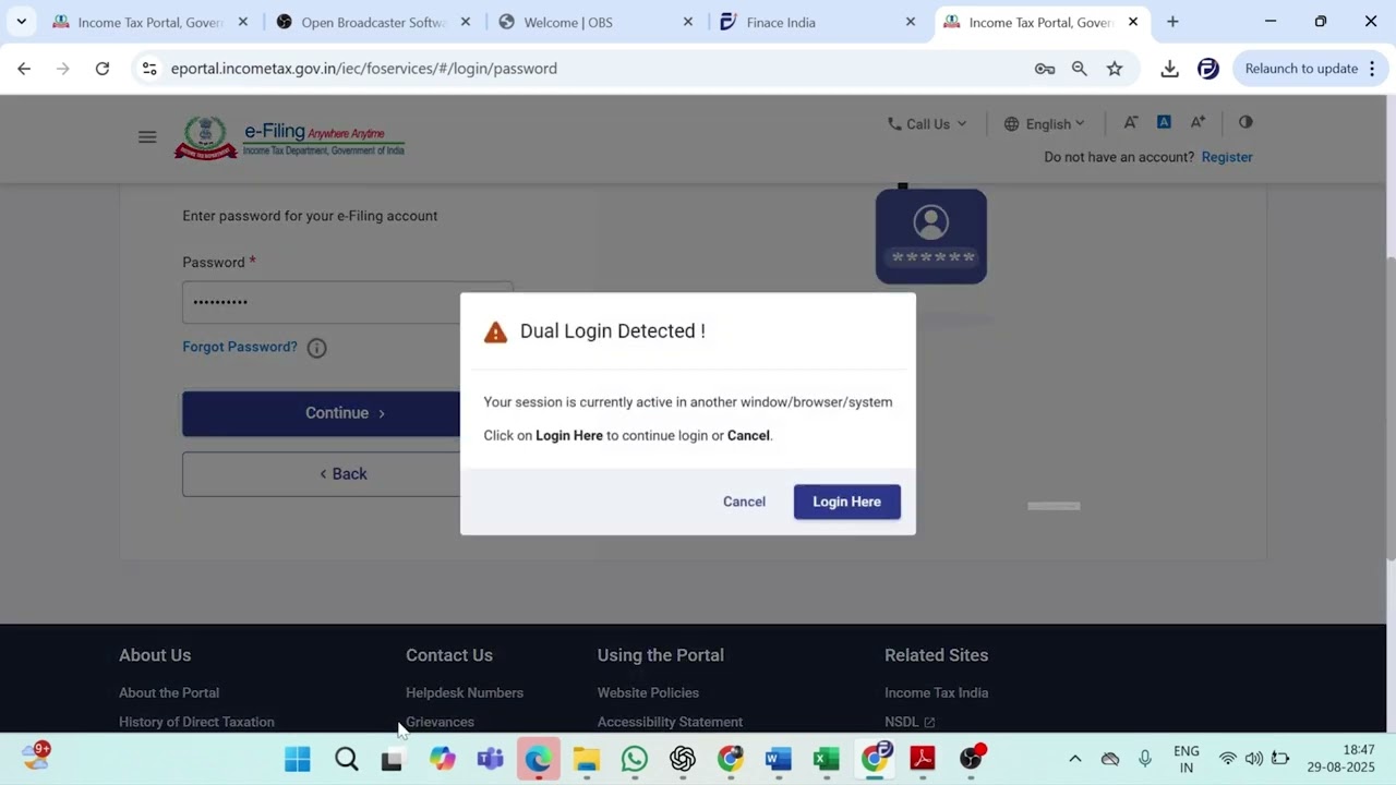 How to download json file from Income Tax Portal I Finace India