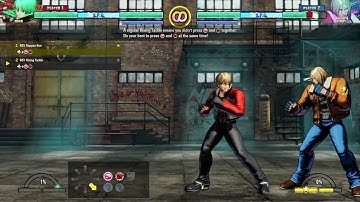 FATAL FURY: City of the Wolves OPEN B TEST (Training mode part 1)