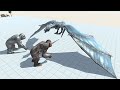 DRAGON VS 2X BOSS - Animal Revolt Battle Simulator