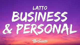 Latto - Business & Personal (Lyrics)