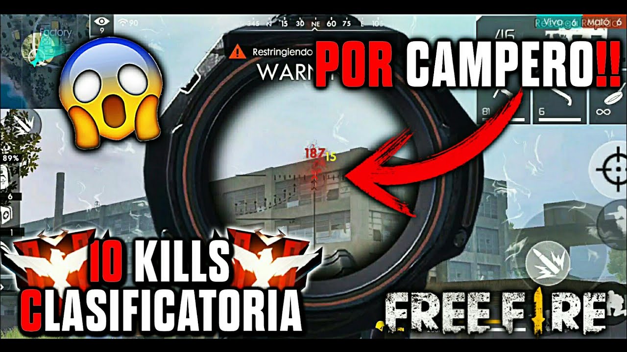 ASÍ MATÉ UN CAMPERO DE FACTORY EN *SOLO CLASIFICATORIA* (10 KILLS) •FREE FIRE• games people play