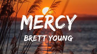 Brett Young - Mercy ( Lyric Video ) | Morgan Wallen, Chris Young