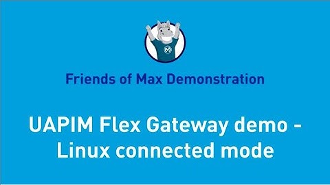 UAPIM Flex Gateway demo - Linux connected mode