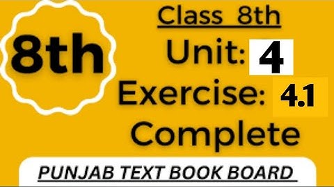 Class 8th Math Unit 4 Exercise 4.1 Complete-8 Class Mathematics Exercise 4.1-Financial Arithmetic