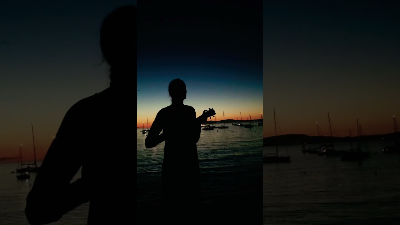 Musical sunset in Formentera 😍 