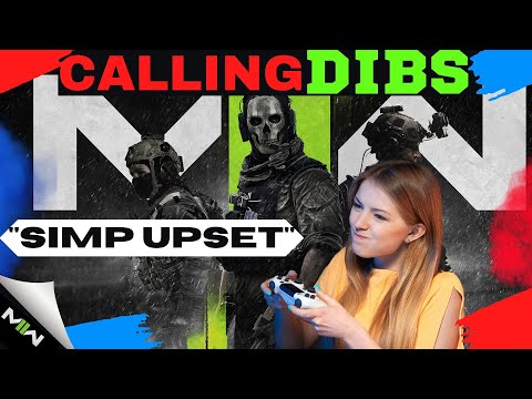 SIMP Gets Upset in Call of Duty MW2 Cause I call Dibs on a Gamer Girl