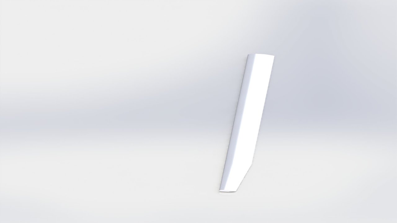 Helicopter Main Rotor Blade Design Tutorial- Solidworks - YouTube