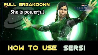 How to use Sersi Effectively | Full Breakdown | - Marvel Contest of Champions