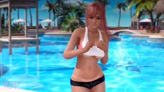 Dead or Alive Xtreme 3 - Honoka's Bikini Top Flies Off Scene {Full, 1080p HD}