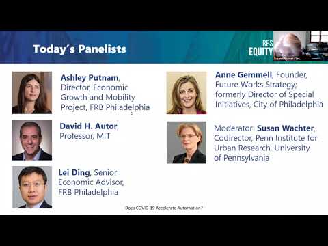 Research for Equity in Recovery V: Does COVID 19 Accelerate Automation?