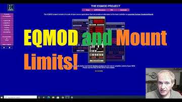 EQMOD - Setup and Mount Limits