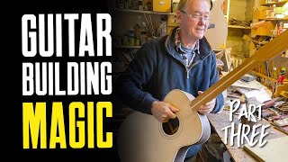 Dan's Acoustic Guitar Build Part 3/5 With Jonny Kinkead