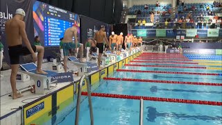 100m Freestyle MEN ~ Heat 8 ~ LEN Swimming U23 European Championship 2023