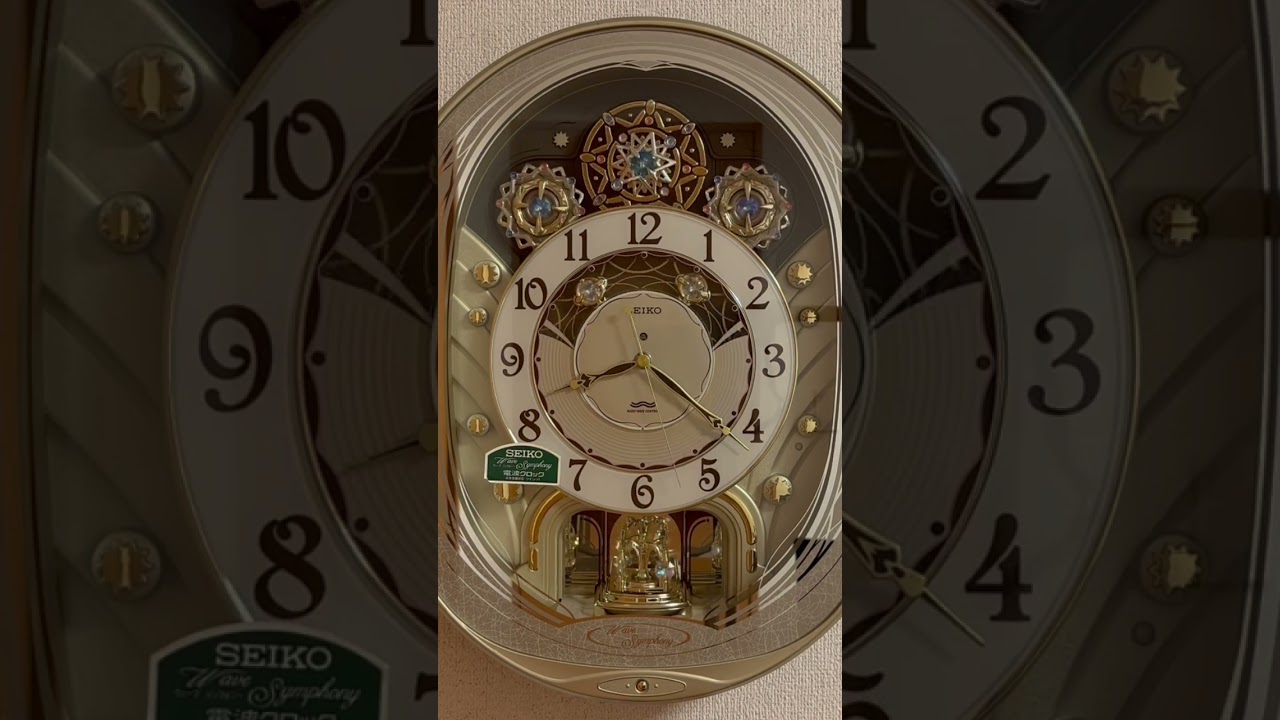 高音質】SEIKO WaveSymphony RE562G からくり時計 #seiko #セイコー