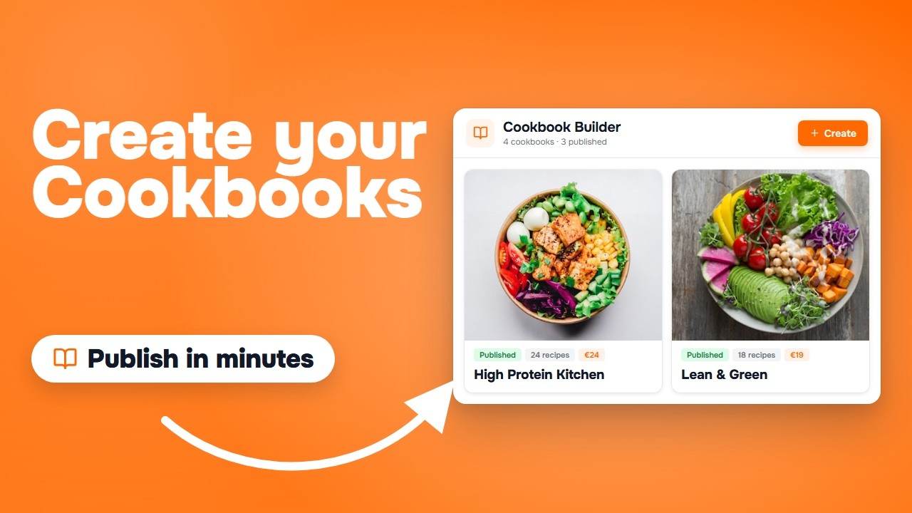 Create & Share Cookbooks