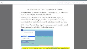 Set up hide.me VPN OpenVPN on Mac with Viscosity