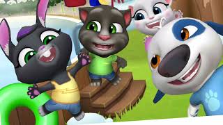 Welcome To The House Of Fun Talking Angela & Talking Becca My Talking Tom Friends House Tour