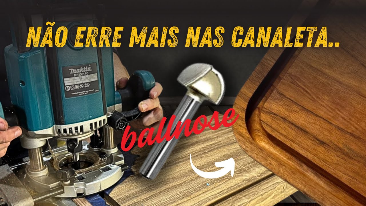 CANALETA PERFEITAS USANDO A TUPIA/ Passo a Passo