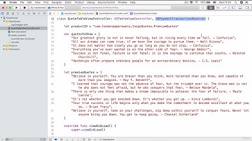 285 Implementing the In App Purchase with Apple StoreKit