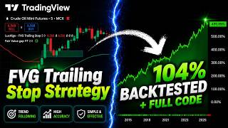 FVG Trailing Stop Strategy | Fair Value Gap Strategy with TradingView Pine Script