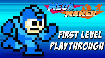 Mega Maker!! First Mega Man Level Design and Playthrough