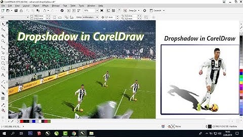 Advanced Dropshadow in CorelDraw (Use B-splin and Powerclip Tool)