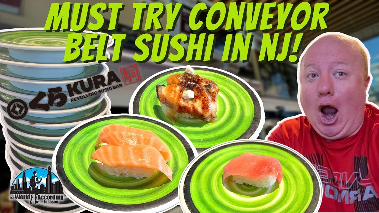 Kura Sushi Fort Lee Must Try Conveyor Belt Sushi Restaurant! YouTube
