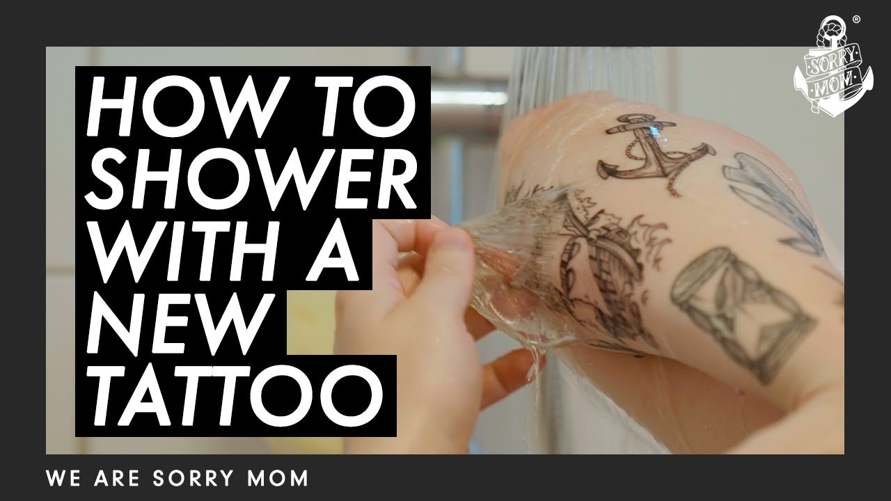 Should you shower after getting a tattoo