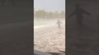 Наводнение в Екатеринбурге из-за сильного ливня