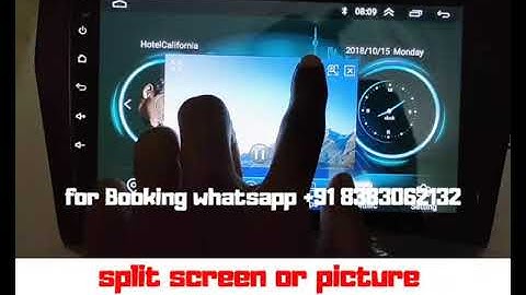 Android car stereo with split screen mode and picture in picture PIP | PICTURE IN PICTURES