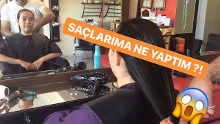 Yeni̇ Saçlarim- Saçlarima Ne Yaptik? Hayatta Yapmam Dedi̇ği̇m Şeyi̇ Yaptim Sesi̇m Gül Ari