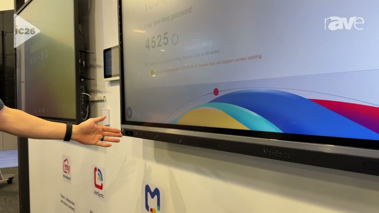 InfoComm 2026: ViewSonic Shows ViewBoard IFP51 Octa-Core Processor and 16 Gig Interactive Displays